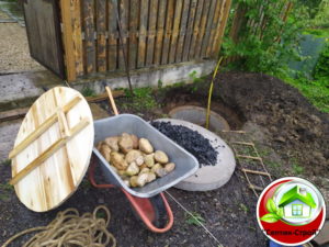 Чистка питьевого колодца в Гряды